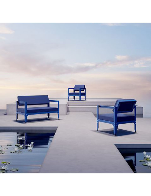 MATIERE GRISE Mini Sofa Hegoa tilting back Steel - 38 colors
