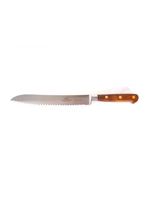 SABATIER black walnut Sarlat block and 5 Périgord kitchen knives