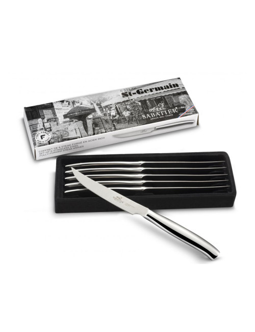SABATIER 6 Saint Germain steak knives - 2 finishes