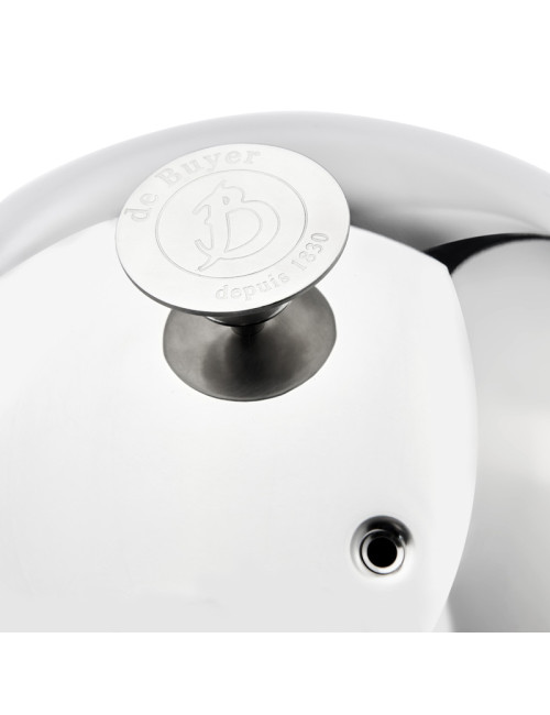De Buyer stainless steel bell for plancha