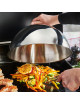 De Buyer stainless steel bell for plancha