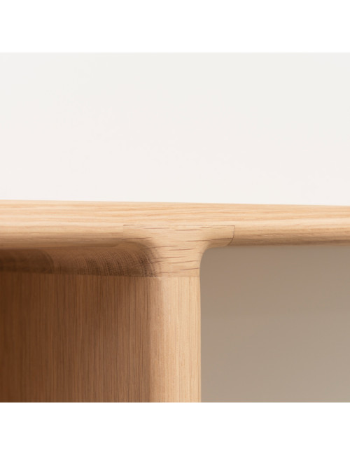 Drugeot Manufacture Téhème Duo solid oak shelf - 2 shades