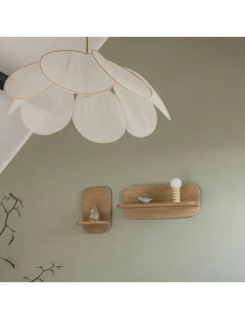 Drugeot Manufacture Téhème solid oak shelf - 2 sizes and 2 shades