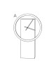 Drugeot Manufacture Cyclock solid oak clock - 14 colors