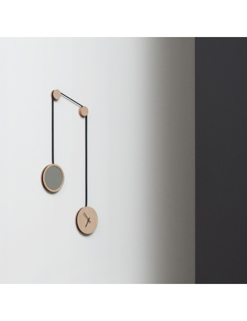 Drugeot Manufacture Solid Oak Pendulum Clock - 4 colors 2 shades