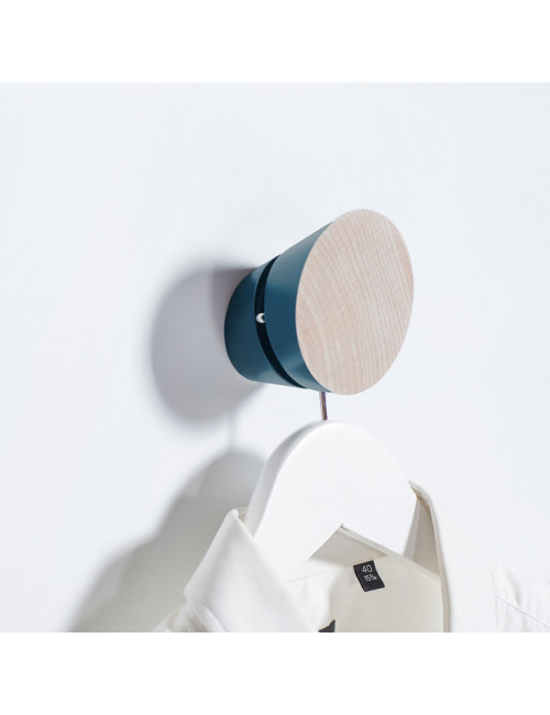 Drugeot Manufacture Tronquée Coat Hook solid oak - 6 colors 2 finishes