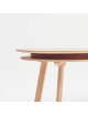 Drugeot Manufacture Fixed dining table Parati solid oak - 3 sizes 14 colors 2 finishes