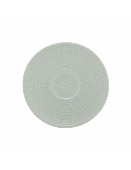 DEGRENNE 6 Modulo Nature Jade cups and saucers - 2 sizes