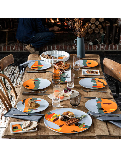 DEGRENNE Destination Forêt porcelain dishes - 3 sizes