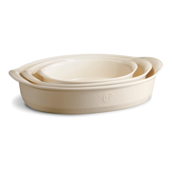 EMILE HENRY oval baking dish - 2 colors 3 sizes