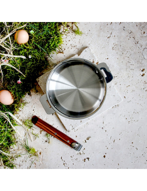 Cristel Casteline removable stainless steel graduated saucepan - 4 sizes