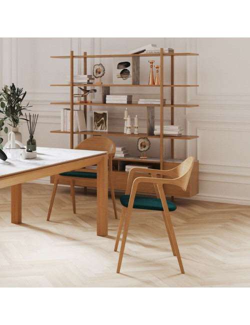 Dasras Eden chair in oak, walnut or ash wood - 19 finishes