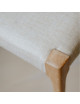 Dasras Zélie chair in ash wood and fabric - 9 finishes