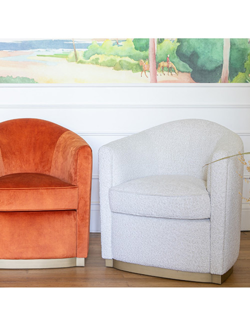 Dasras Fumoir armchair in oak, walnut or ash wood - 19 finishes