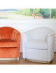 Dasras Fumoir armchair in oak, walnut or ash wood - 19 finishes