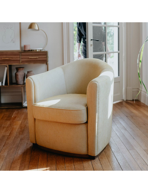 Dasras Fumoir armchair in oak, walnut or ash wood - 19 finishes