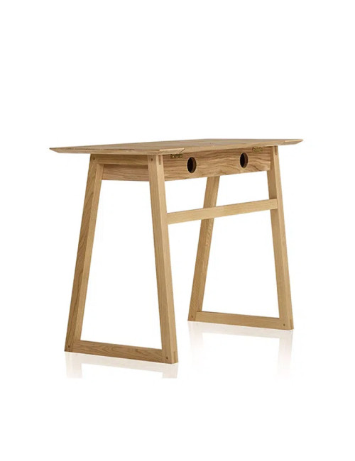 Dasras Ecola oak wood desk - 9 finishes 4 dimensions