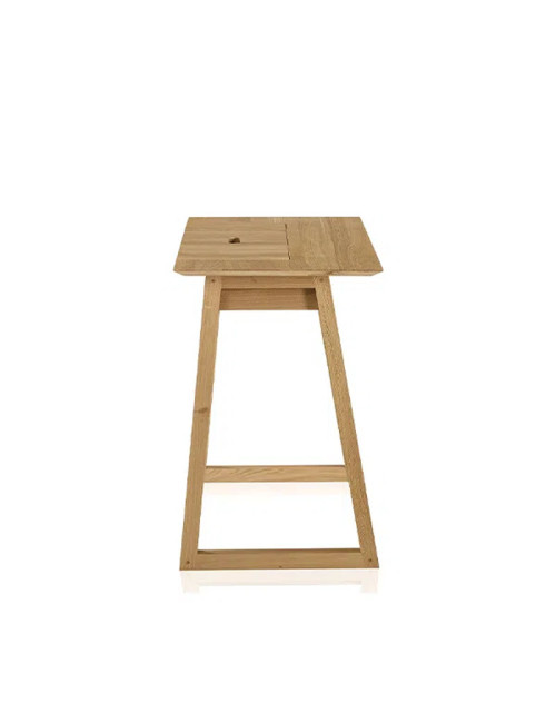 Dasras Ecola oak wood desk - 9 finishes 4 dimensions