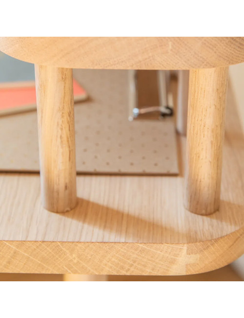 Dasras Odesk oak or walnut wood desk - 10 finishes 4 sizes