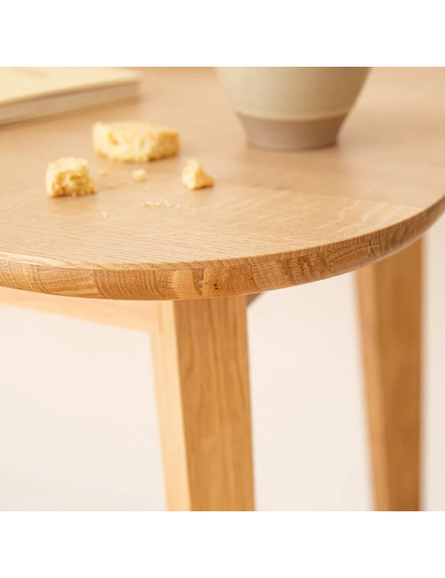 Dasras Snack Desk in oak or walnut wood - 10 finishes 2 sizes