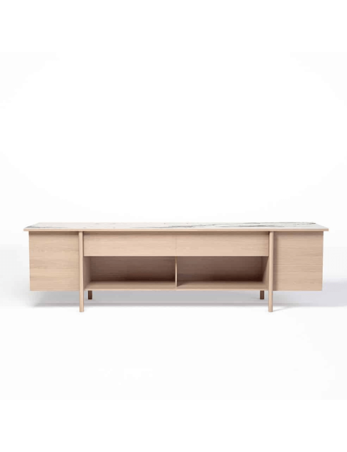 Dasras Stilt Sideboard TV unit ceramic wood oak or walnut - 10 finishes