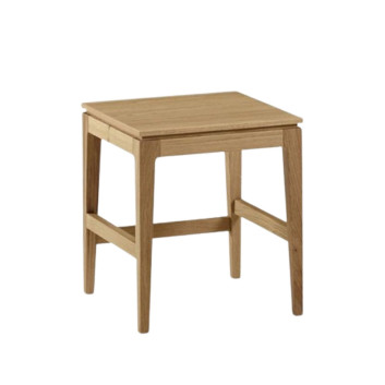Dasras Buzz stool in oak or walnut wood - 10 finishes 3 heights