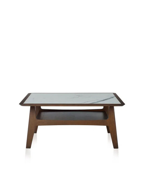 Dasras H Coffee table ceramic wood oak or walnut - 10 finishes 4 sizes