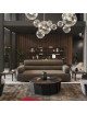 Dasras Volute Coffee table ceramic wood oak or walnut - 10 finishes 3 sizes