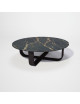 Dasras Luge Round coffee table ceramic wood oak - 9 finishes 3 sizes