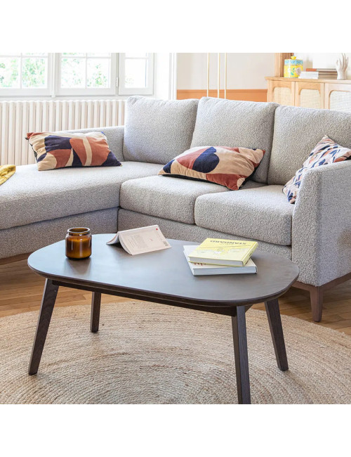 Dasras Snack rectangular coffee table in oak or walnut wood - 10 finishes 2 sizes