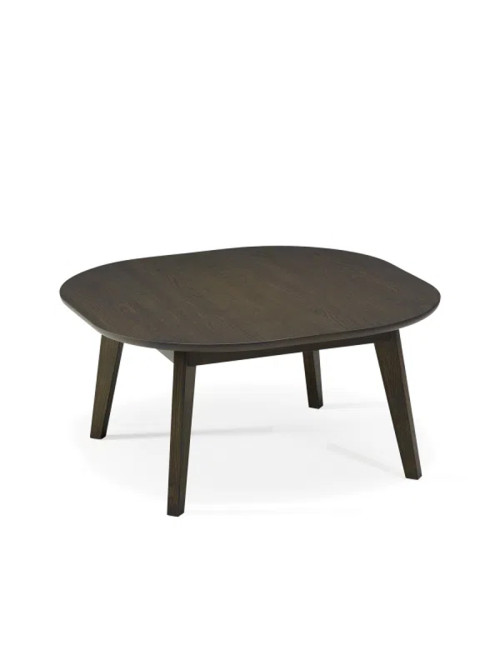 Dasras Snack square coffee table ceramic wood oak or walnut - 10 finishes 3 sizes