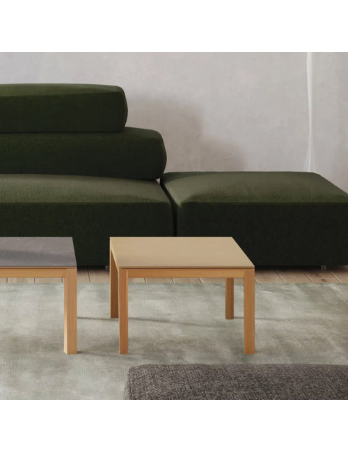 Dasras Clarté Rectangular coffee table oak or walnut wood - 10 finishes 2 sizes 2 models