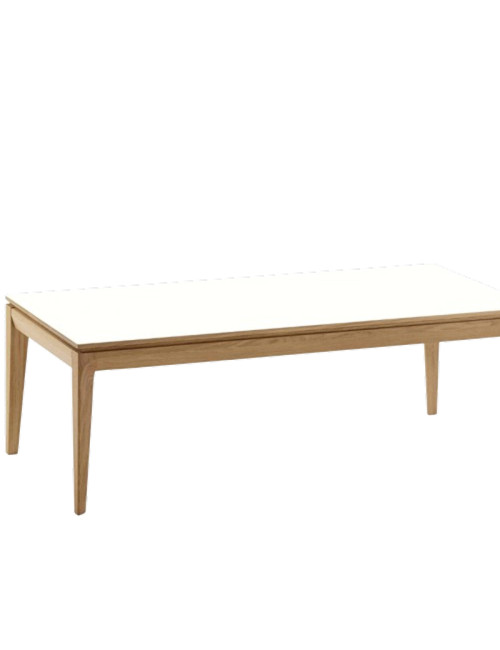Dasras Buzz rectangular coffee table ceramic wood oak or walnut - 10 finishes 2 sizes 2 models