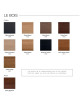 Dasras Buzz Fixed console oak or walnut wood - 10 finishes 3 sizes