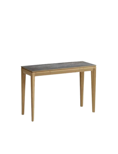Dasras Buzz extendable console ceramic wood oak or walnut - 10 finishes 4 sizes