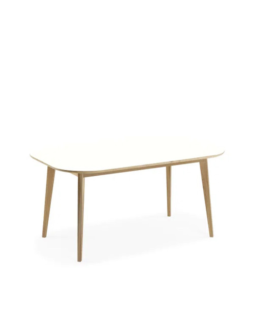 Dasras Snack fixed dining table ceramic wood oak or walnut - 10 finishes 17 sizes