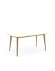 Dasras Snack fixed dining table ceramic wood oak or walnut - 10 finishes 17 sizes