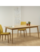Dasras Paul Fixed dining table oak or walnut wood - 10 finishes 21 sizes
