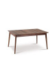 Dasras Paul Fixed dining table oak or walnut wood - 10 finishes 21 sizes