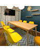 Dasras Paul Fixed dining table oak or walnut wood - 10 finishes 21 sizes