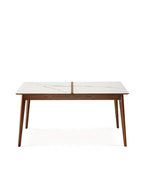 Dasras Paul Fixed dining table ceramic wood oak or walnut - 10 finishes 17 sizes