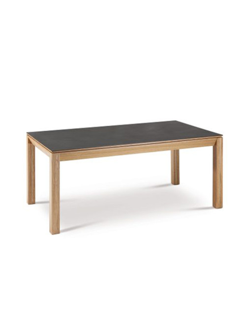 Dasras Clarté Fixed dining table ceramic wood oak or walnut - 10 finishes 17 sizes