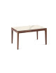 Dasras Buzz fixed dining table ceramic wood oak or walnut - 10 finishes 17 sizes