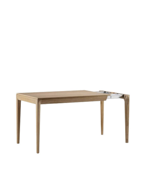Dasras Buzz extendable dining table in oak or walnut wood - 10 finishes 12 sizes