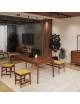 Dasras Buzz extendable dining table ceramic wood oak or walnut - 10 finishes 8 sizes 2 models