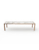 Dasras Rives extendable dining table ceramic wood oak or walnut - 10 finishes 3 sizes