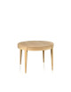 Dasras Liseré Extendable dining table oak wood - 9 finishes 3 sizes