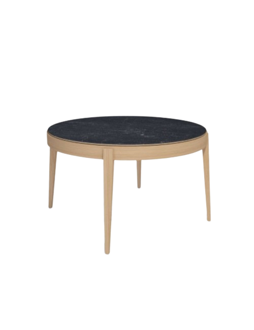 Dasras Liseré Extendable dining table ceramic wood oak - 9 finishes 3 sizes