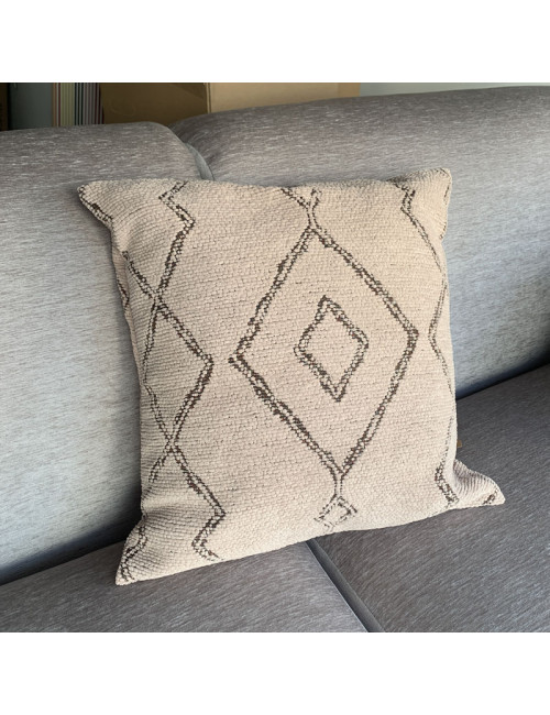 Pôdevache Evato square braided cushion 45x45cm