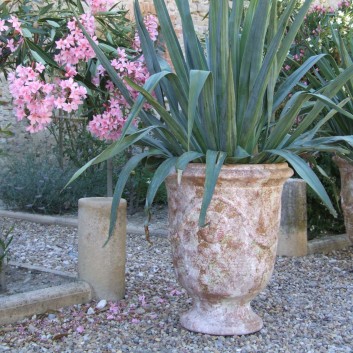 Patinated Anduze Planter